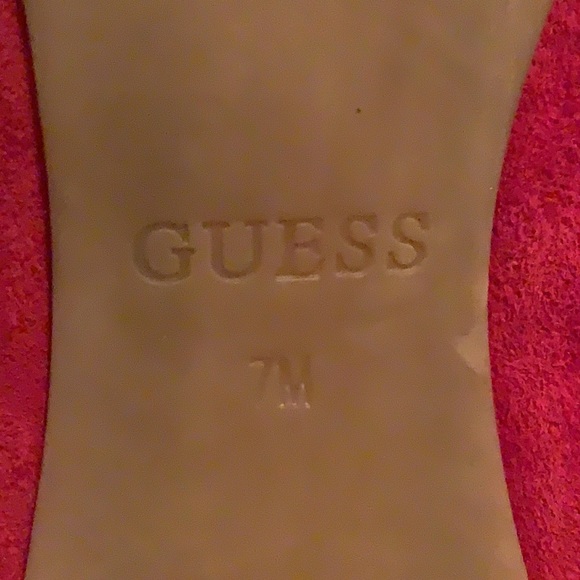 Guess Red and Leopard Print Flats - Picture 8 of 9